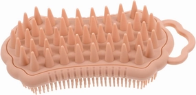 Silicone Exfoliating Body Brush for Dry Wet Use Scalp Massager Head Scratcher Body Scrub Exfoliator Hair Scalp Massager
