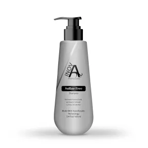 Silk Keratin Smooth Protection Sulfate-Free Shampoo (3.4 Oz), White