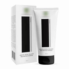 Silk.worm Sha.mpoo 100ml|Dermatologist Recommended Keratin Rich Multi Peptide Anti Hair Fall Shampoo with Biotin&Collagen Conditioning Formula for Smooth&Silky Hair| for Women&Men