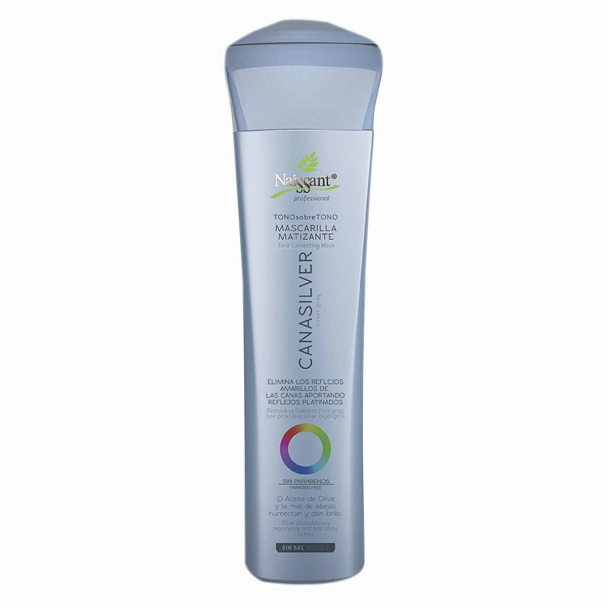 Silver Ash Blonde Hair Blue Toning Mask | Eliminates Brassiness | Neutralizes Yellow & Orange Tones | Paraben, Ammonia & Sulfate Free | Pro-Vitamin B5, Olive Oil & Honey (Azul Plata) 10.1 Fl