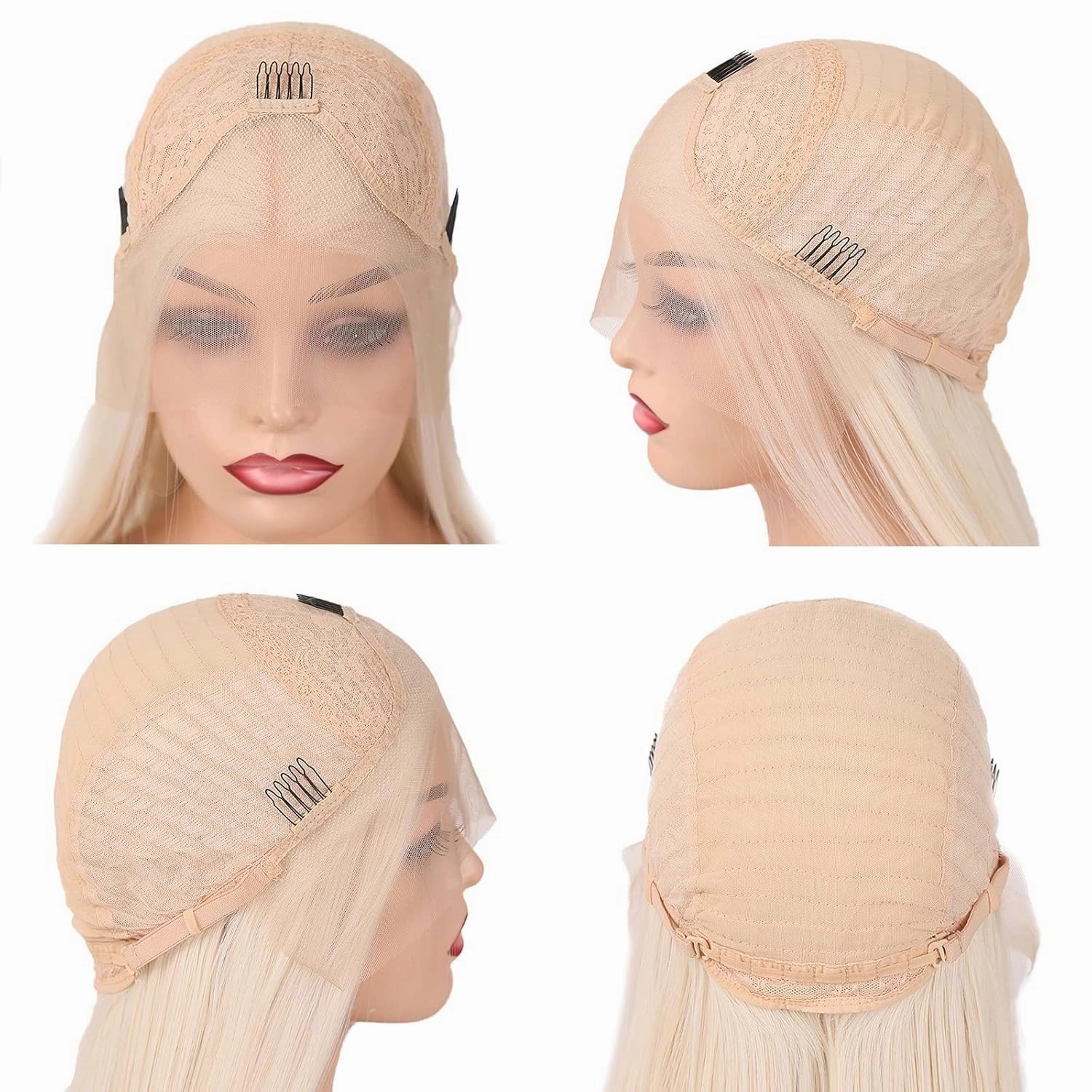 Silver Wigs for Women Girls Free Part Long Natural Wave Lace Font Wigs Slightly Wave Wig Heat Resistant Synthetic Lace Wig Light Grey Daily Wear Wigs