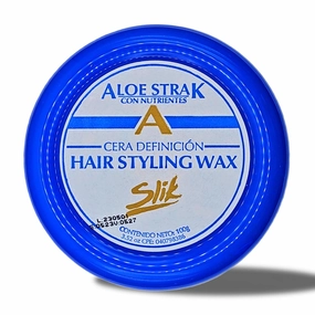 SLIK Hair Styling Wax 140g / 5oz for Men & Women – Strong Hold, Shine Look, Anti-Frizz Wax for Sculpting & Texturizing with Coconut Scent for All Hair Types