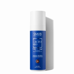 SMIB LactoBio Color Change Shampoo | Natural-Looking Gray Coverage | Hair Strengthening & Scalp Care | Probiotics & Plant Proteins | 6.76 fl oz - Dark Brown