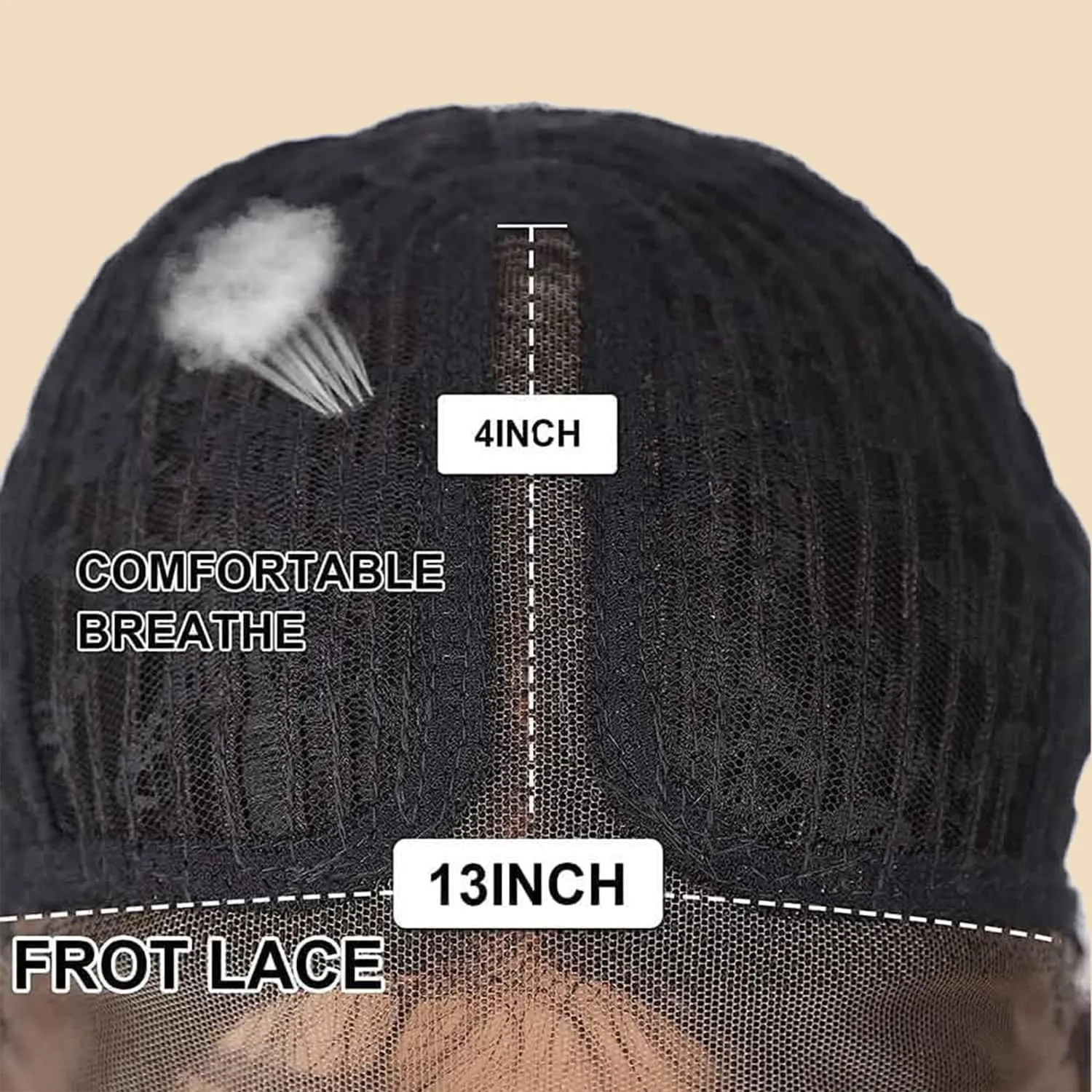 SOKU Afro Kinky Straight Lace Front Grey Wig 20 Inch T Part Salt and Pepper Wigs for Black Women Transparent Swiss Lace with Baby Hair Natural 4C Wigs