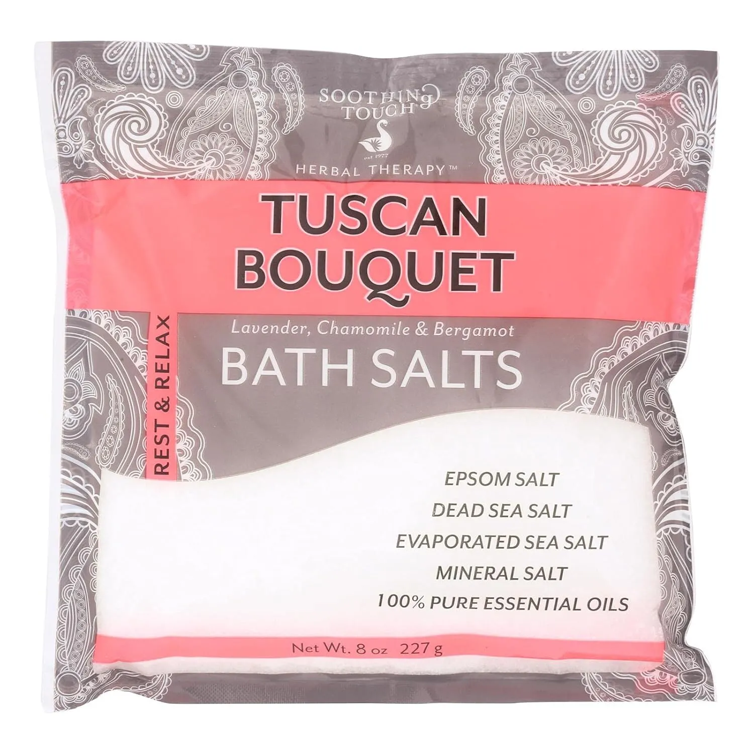 Soothing Touch Bath Salts - Tuscan Bouquet - Case of 6-8 oz