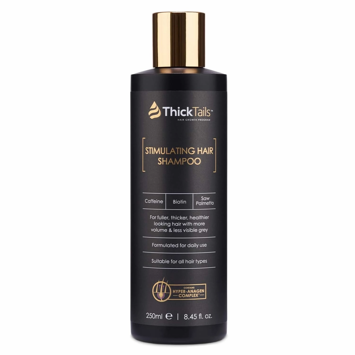 Stimulating Hair Growth Shampoo for Women | Sulphate-Free Caffeine & Biotin Formula | Encourages Fuller-Looking Hair | Supports Scalp Health | Colour-Safe & Hydrating