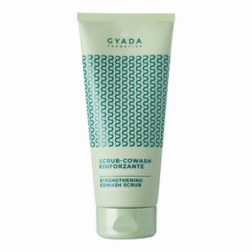 Strengthening CoWash Scrub with Spirulina, Cleansing and Exfoliating, with Plant Microgranules of Hazelnuts and Almonds, for Gentle and Frequent Washes, with Oat and Ginseng, 200 ml.