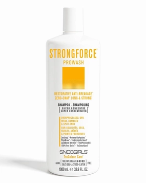 STRONGFORCE Hair Repair & Split End Repair Vegan Hair Growth Shampoo, Length & Anti Breakage Strengthening Shampoo with argan oil & hair vitamins for Dry, Damaged Hair