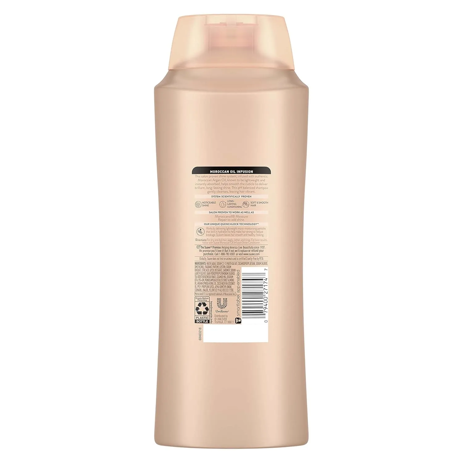 Suave Professionals Shine Shampoo Moroccan Infusion 28 Oz(Pack of 4)