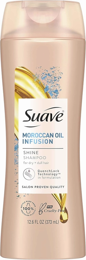 Suave Professionals Moroccan Infusion Shine Shampoo 12.6 oz (Pack of 9)