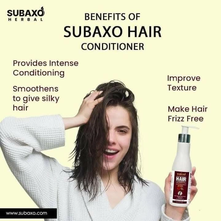 Subaxo Herbal Hair Care Combo- Anti Hair Fall Shampoo (120 ml) & Herbal Hair Conditioner (200ml)