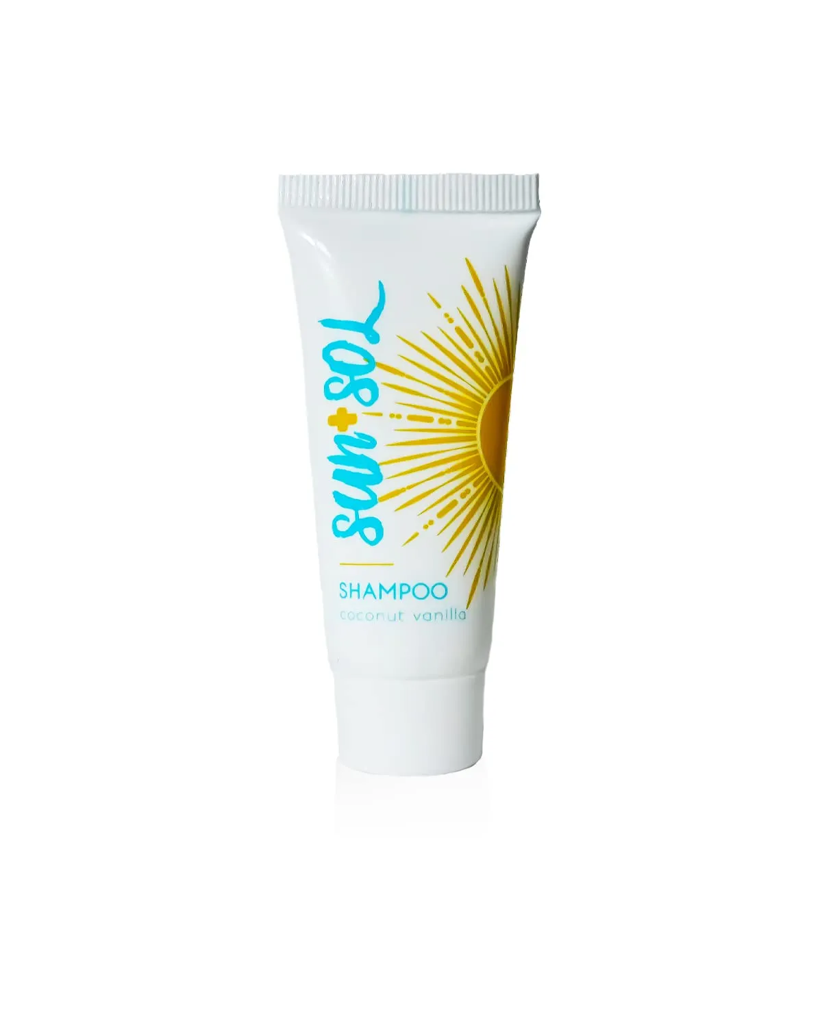Sun   Sol Bulk Cleansing Shampoo With Warm Coconut & Vanilla Fragrances, Travel Size Toiletries, Mini Hotel Amenities, 0.7 oz, 50 Count