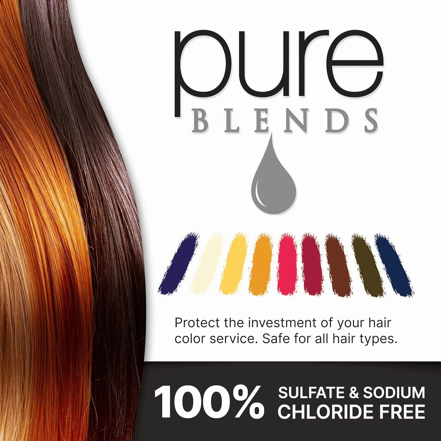 Sun Hydrating Color Depositing Shampoo - Brighten & Tone Faded Hair with Semi-Permanent Dye, Prevents Fade & Extends Color Service for Treated Hair 8.5 Oz.