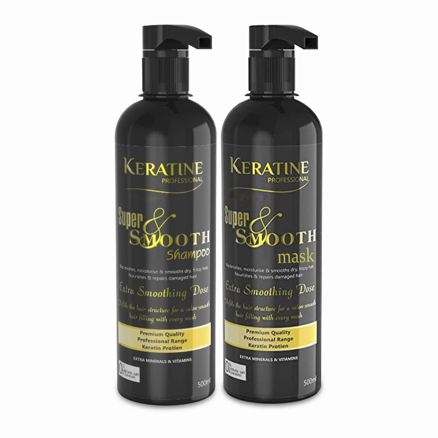 Super Smooth Shampoo and Hair Mask | for Repairs Damaged Hair | Combo Pack