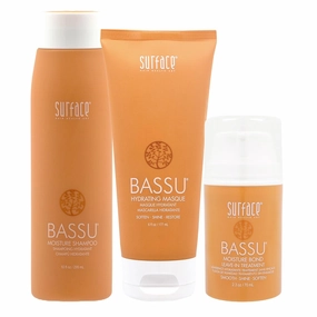 Surface Hair - Bassu Moisture Shampoo - Cleanses, Moisturizes, and Provides Sulfate Free Shine