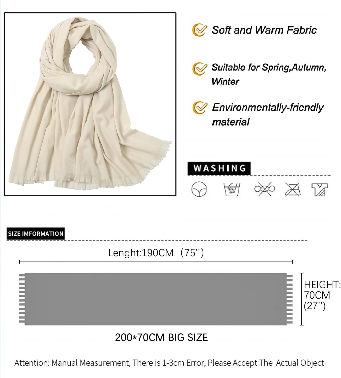 SWAT PANY Pashmina shawls and wraps for Evening Dresses Scarf for Women Winter Shawl Wraps for Women Weedings