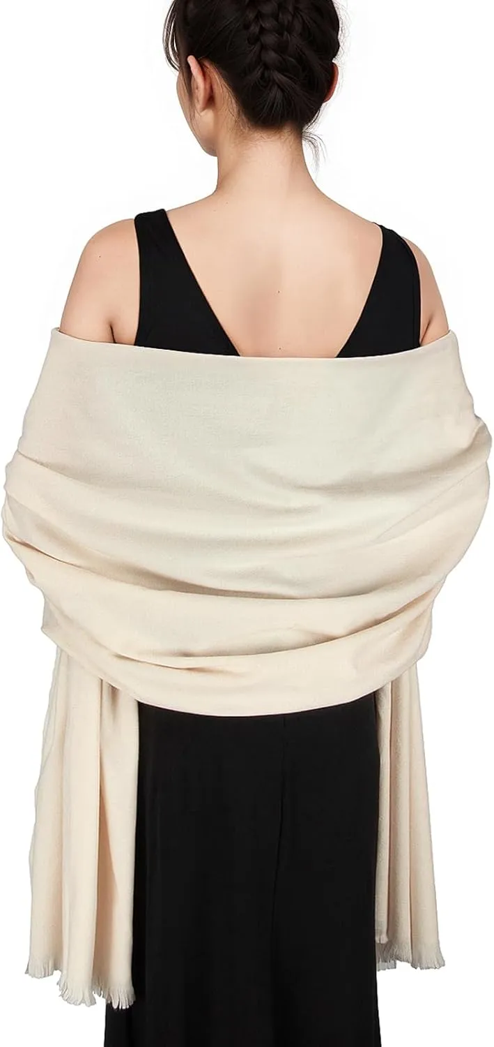 SWAT PANY Pashmina shawls and wraps for Evening Dresses Scarf for Women Winter Shawl Wraps for Women Weedings