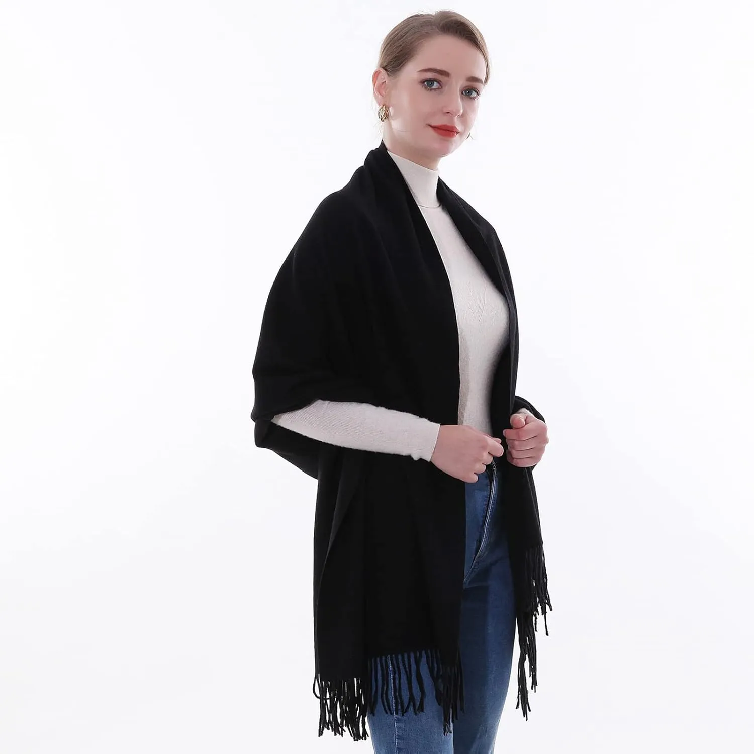 SWAT PANY Winter Scarfs for Women Pashmina Shawls and Wraps for Evening Dresses Warm Shawl Wraps for Women Weddings