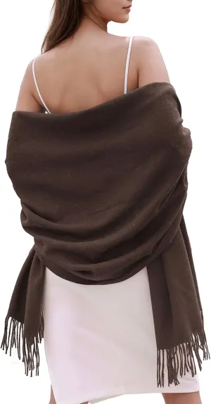 SWAT PANY Winter Scarfs for Women Pashmina Shawls and Wraps for Evening Dresses Warm Shawl Wraps for Women Weddings