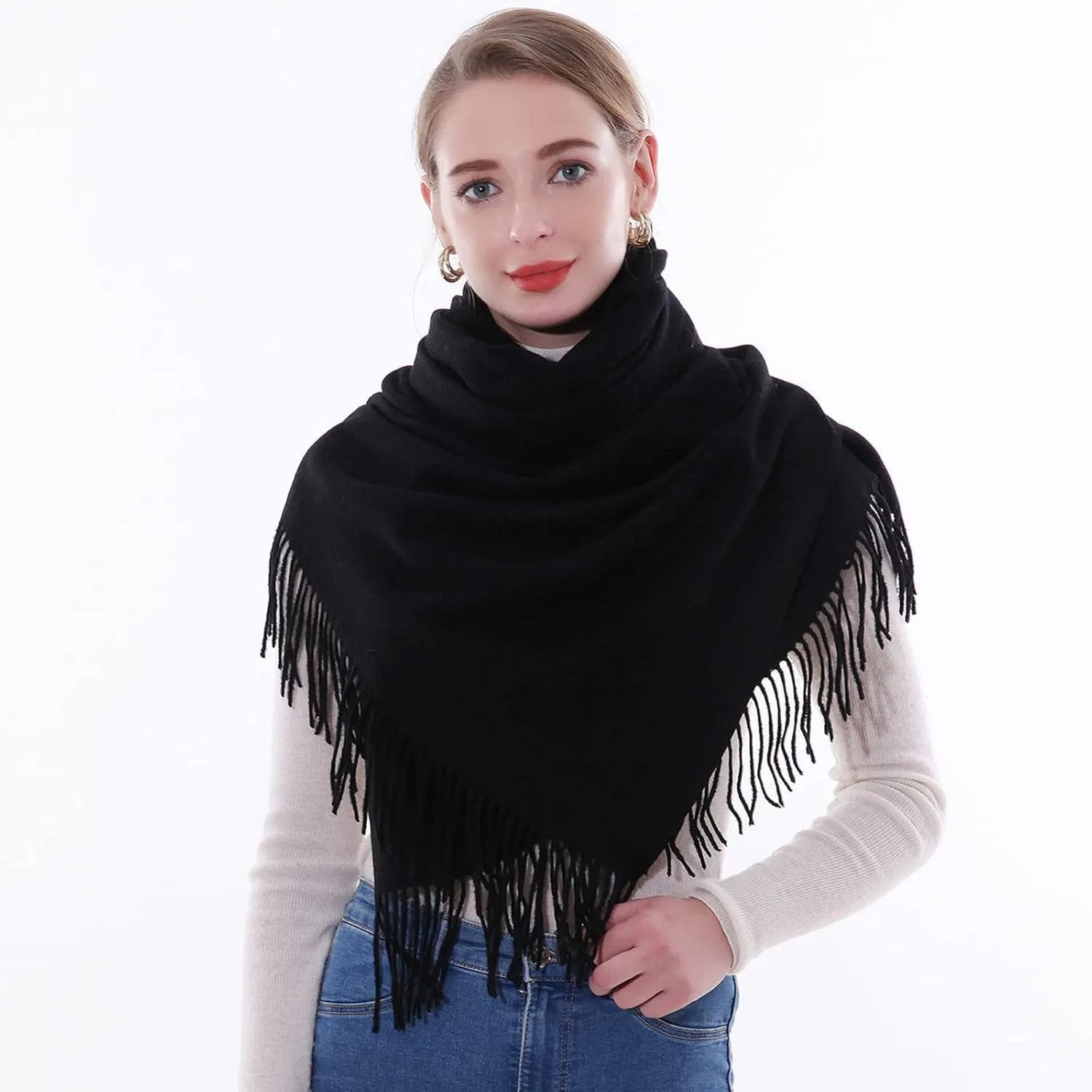 SWAT PANY Winter Scarfs for Women Pashmina Shawls and Wraps for Evening Dresses Warm Shawl Wraps for Women Weddings