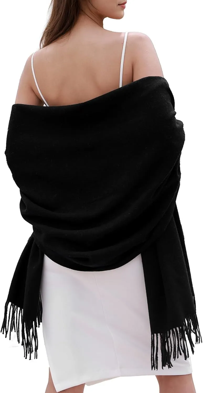SWAT PANY Winter Scarfs for Women Pashmina Shawls and Wraps for Evening Dresses Warm Shawl Wraps for Women Weddings