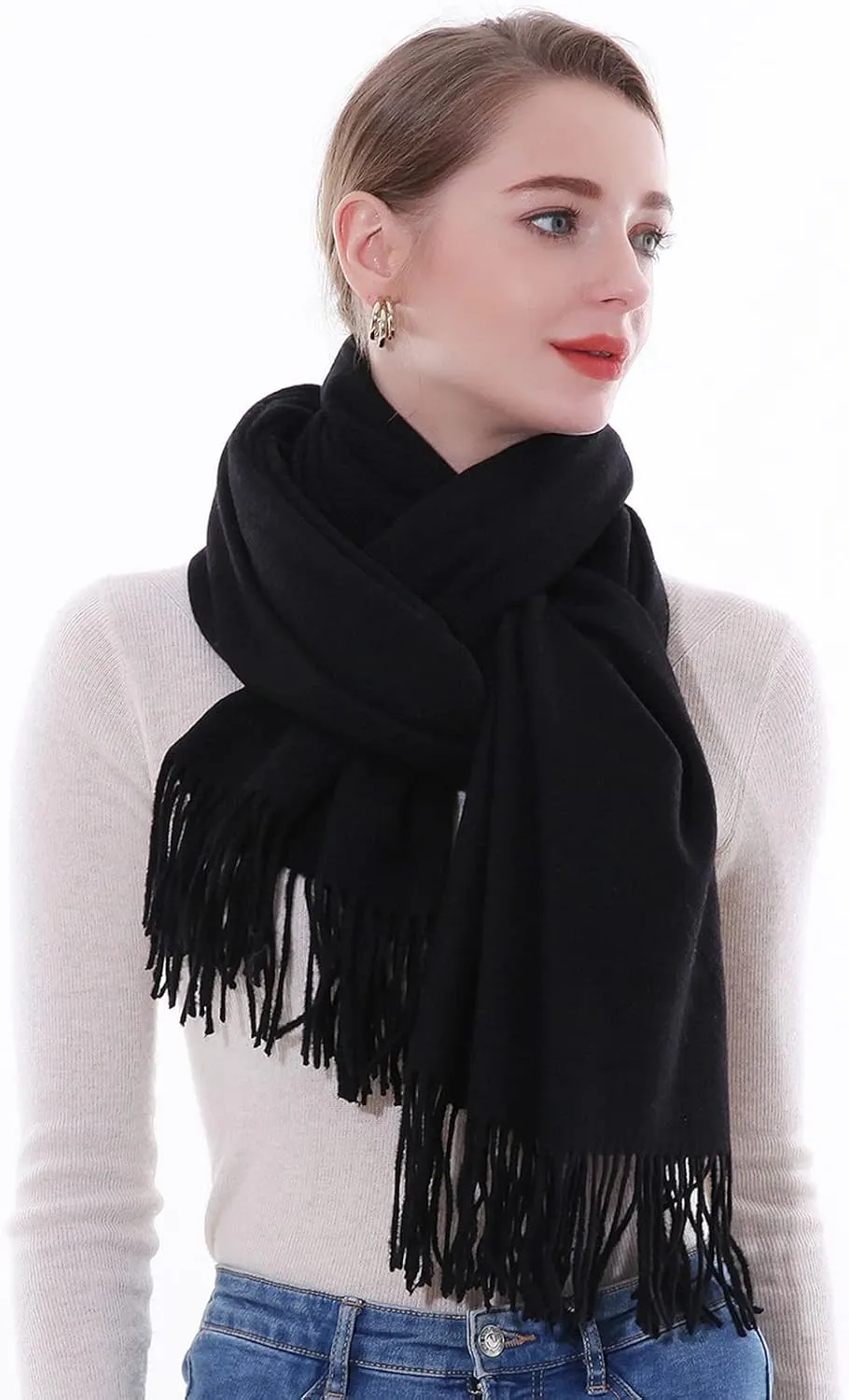 SWAT PANY Winter Scarfs for Women Pashmina Shawls and Wraps for Evening Dresses Warm Shawl Wraps for Women Weddings