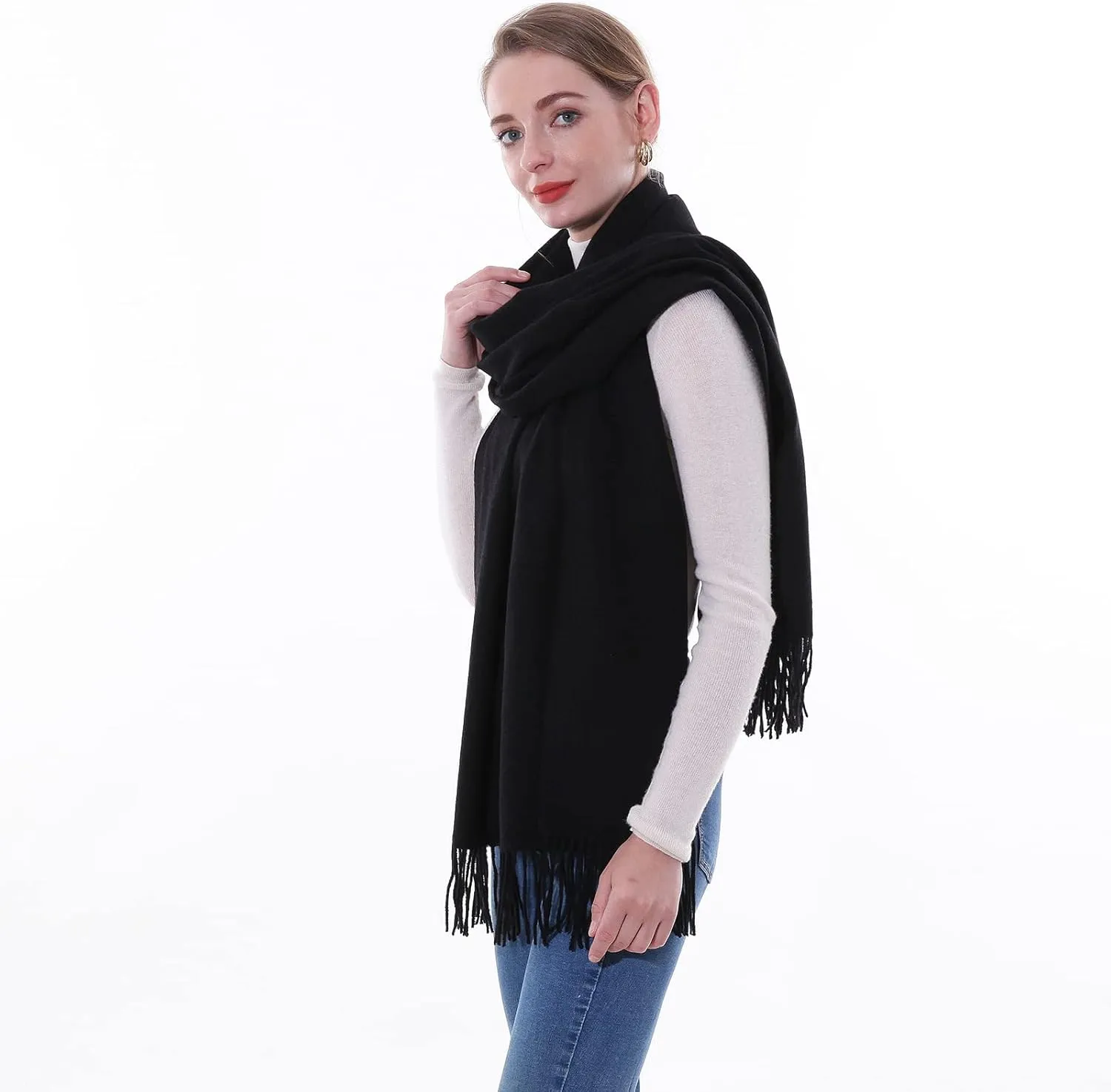 SWAT PANY Winter Scarfs for Women Pashmina Shawls and Wraps for Evening Dresses Warm Shawl Wraps for Women Weddings