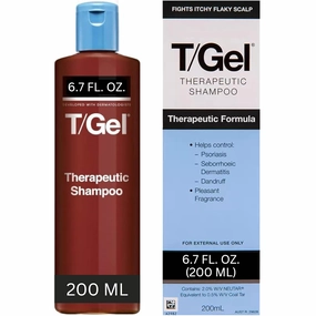 T/Gel Therapeutic Anti-Dandruff Shampoo 6.7 Fl Oz - Therapeutic Formula