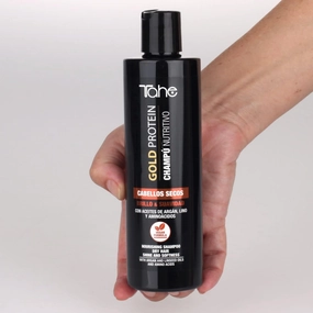 Tahe Gold Protein Small Kit for Dry Hair - Shampoo 300ml   Mask 400ml