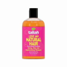Taliah Waajid Love My Natural Hair Honey, Dew You Replenishing Shampoo 12oz – Sulfate-Free Hydrating Cleanser with Honey & Batana Oil – Moisture-Rich Shampoo for Curly, Coily, Natural Hair