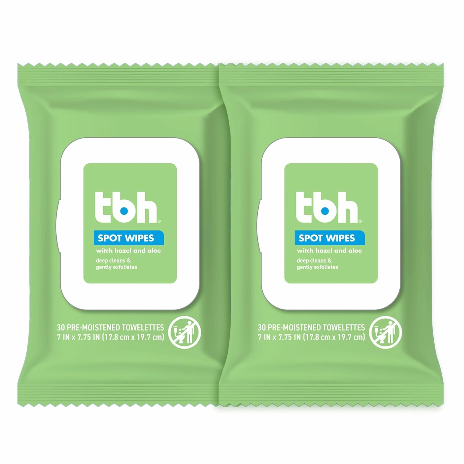 TBH Kids Spot Foam Face Cleaning Spot Wipes for Kids, Preteens, and Teens with Sensitive Dry Oily Skin