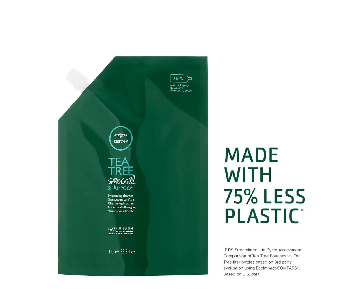 Tea Tree Special Shampoo, Deep Cleans, Refreshes Scalp, Especially Oily Hair, For All Hair Types