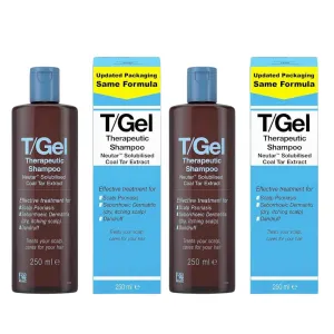 T/Gel Therapeutic Anti-Dandruff Shampoo, 8.5 Fl Oz, Original Formula | 2 PACK DEAL