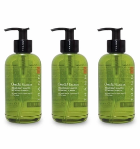 THANN Oriental Essence Aromatherapy Shampoo Detoxifying Formula with Organic Olive Oil, Organic Argan Oil and Coix Extract 8.45 Fl Oz. (Pack of 3)