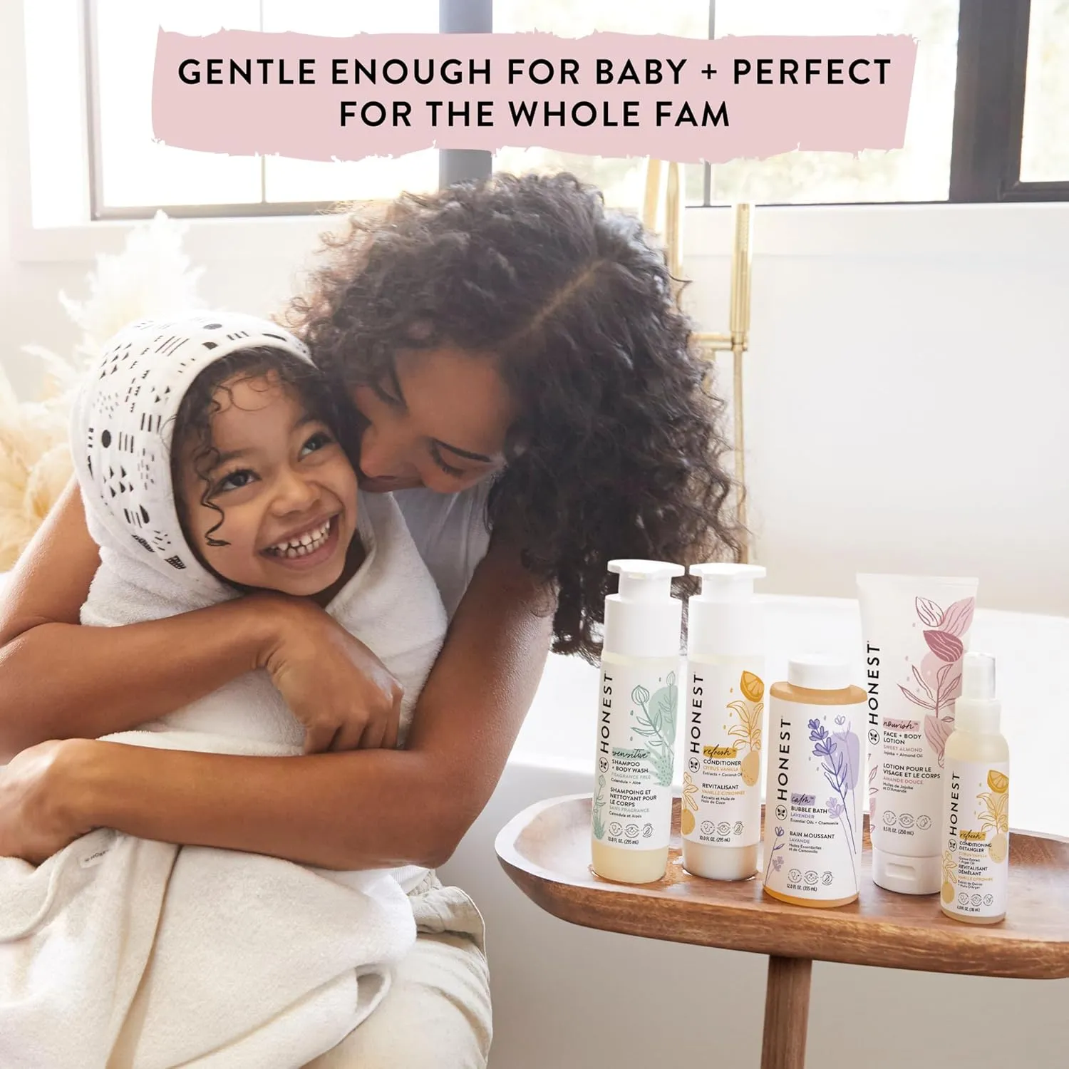 The Honest Company 2-in-1 Cleansing Shampoo   Body Wash | Gentle for Baby | Naturally Derived, Tear-free, Hypoallergenic | Citrus Vanilla Refresh, 18 fl oz