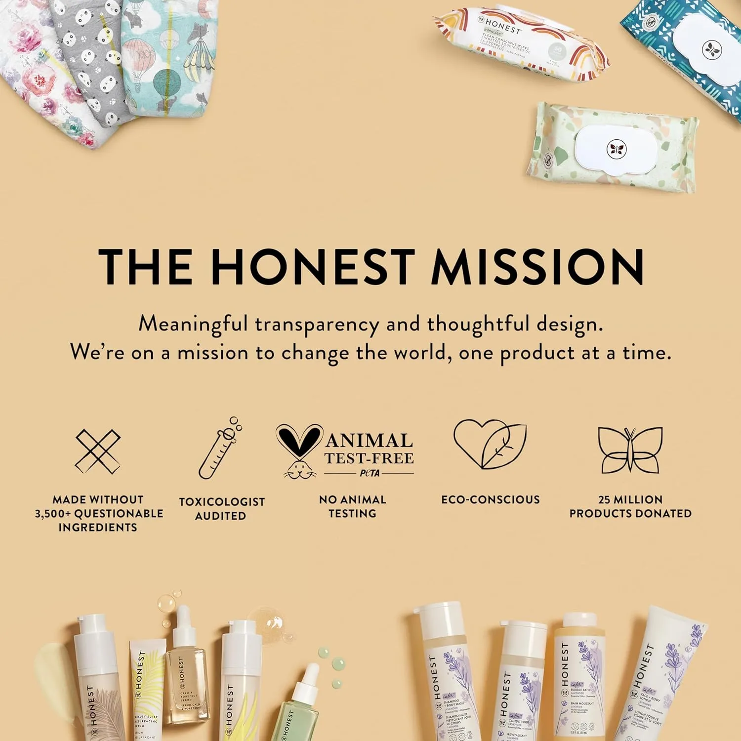 The Honest Company 2-in-1 Cleansing Shampoo   Body Wash | Gentle for Baby | Naturally Derived, Tear-free, Hypoallergenic | Citrus Vanilla Refresh, 18 fl oz