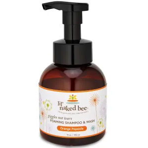 The Naked Bee Orange Popsicle Giggles Not Tears Foaming Shampoo & Wash 12 oz.