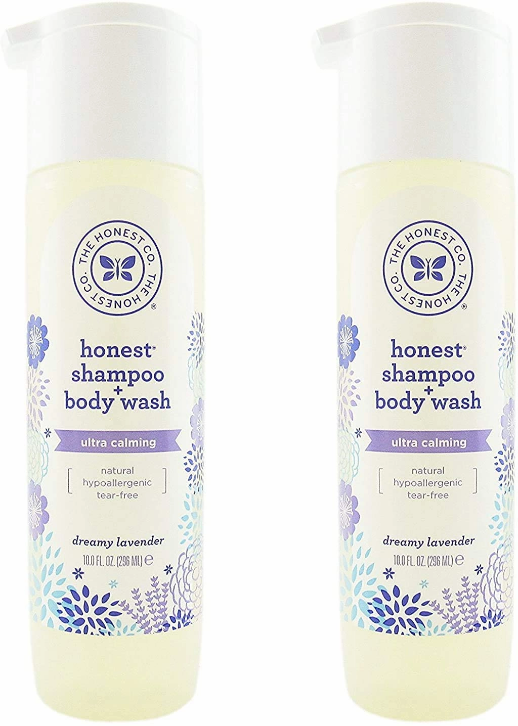 The Honest Company: Dreamy Lavender Scented Shampoo   Body Wash (10 oz) - Pack of 2