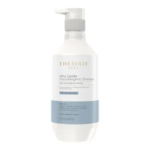 Theorie PURE Ultra Gentle Hypoallergenic Shampoo – Plant-Based & Vegan – Fragrance-Free – Designed for Delicate Scalp Care – Pump Bottle – 400mL