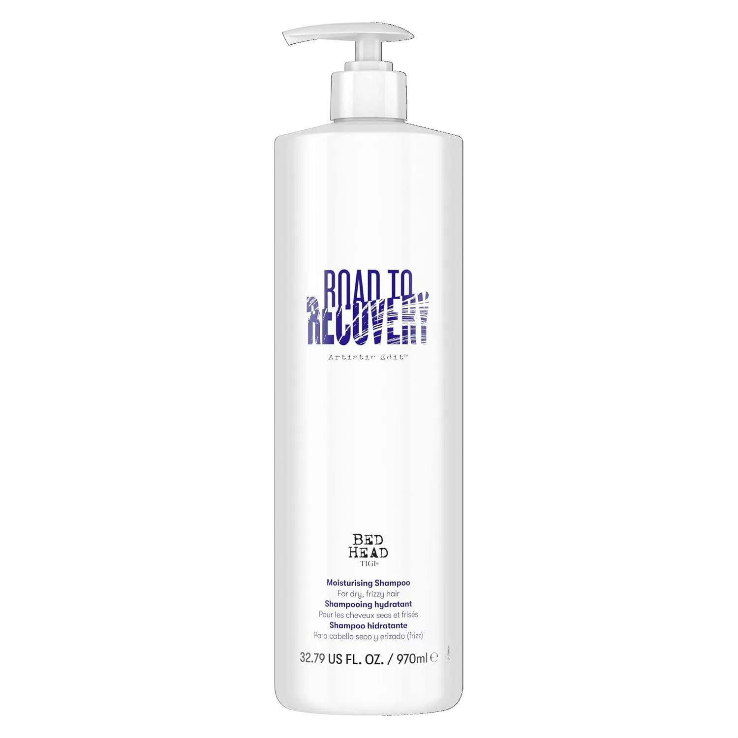 TIGI Bed Head Artistic Edit Moisturizing Shampoo For Damaged Hair Road to Recovery With Keratin and Coconut Oil, 32.79 fl oz, Case of 6