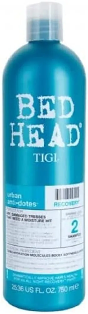 Tigi Bed Head Urban Anti dotes Recovery Shampoo Damage Level 2, 25.36-Ounce(pack of 1),750 milliliters