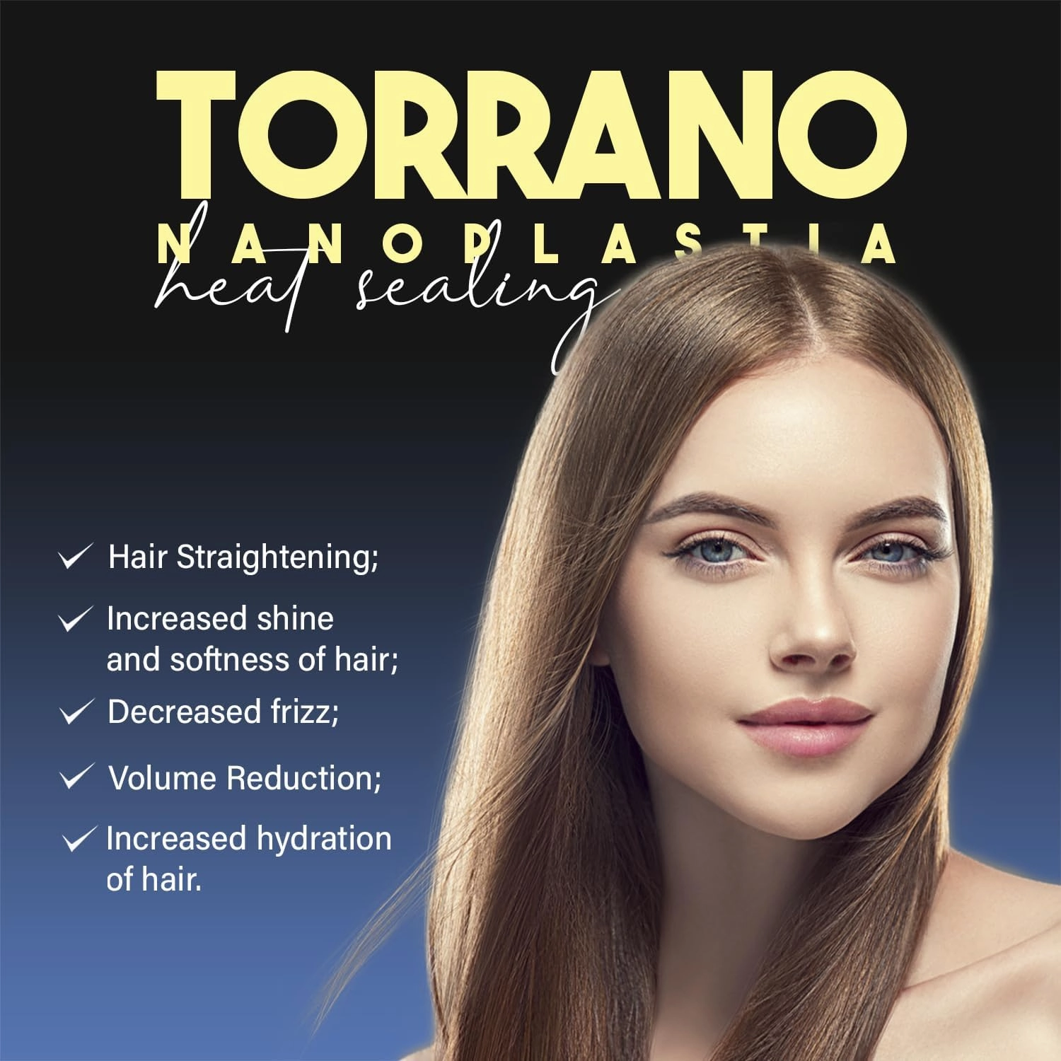 Torrano Cream Keratin Hair Treatment Straightening in 1 Step, Formaldehyde Free-Nanoplastia Para Alisar Cabello, Keratina Organica Sin Formol Para Alisar el Pelo - 2 Pack, 16.9Fl.oz (500ml)