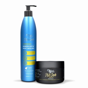 Torrano Keratin Hair Treatment Kit - Formaldehyde-Free Straightening with Nanoplastia and B-tox (2 Pack)