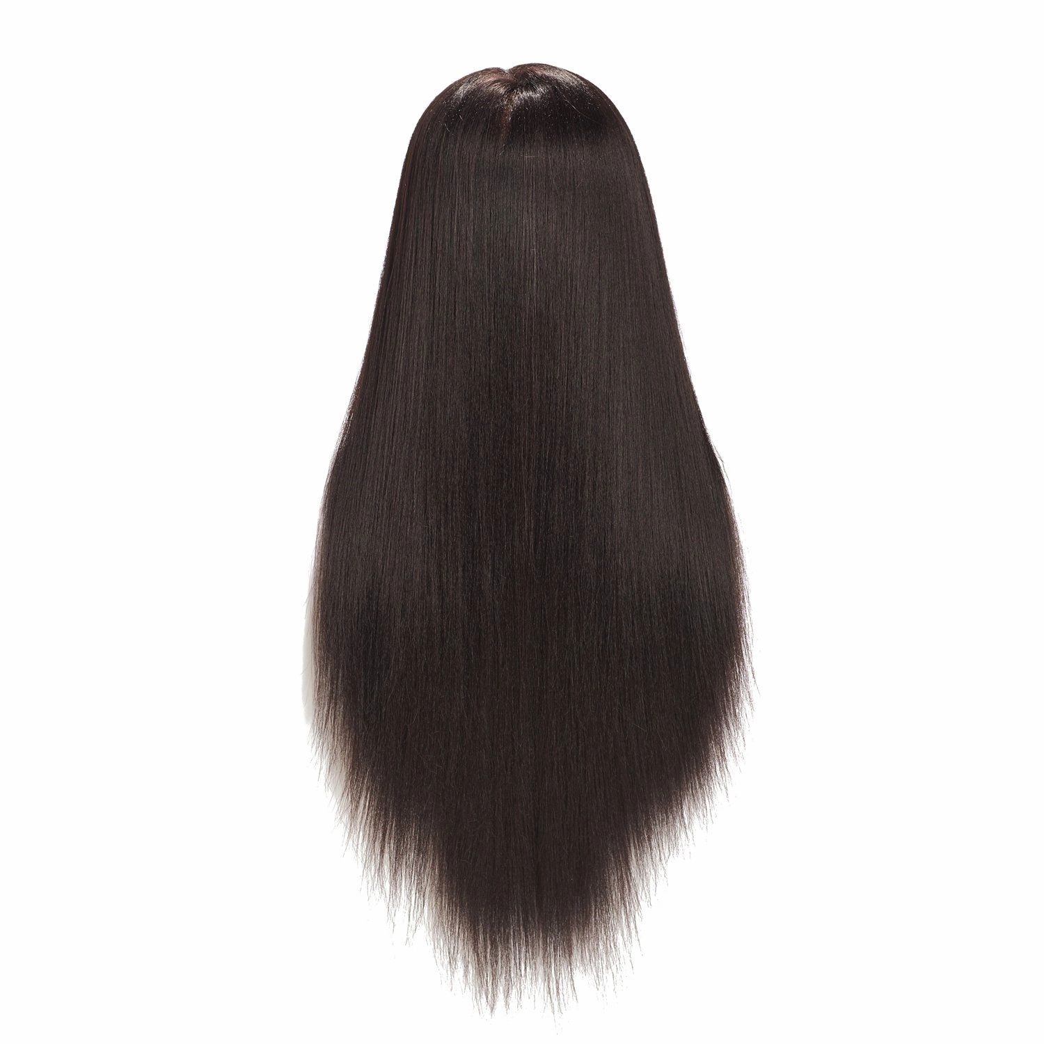 Traininghead 26"-28" Mannequin Head Hair Styling Training Practice Head Manikin Cosmetology Doll Head Synthetic Fiber Hair Hairdressing Training Model with Free Clamp Stand