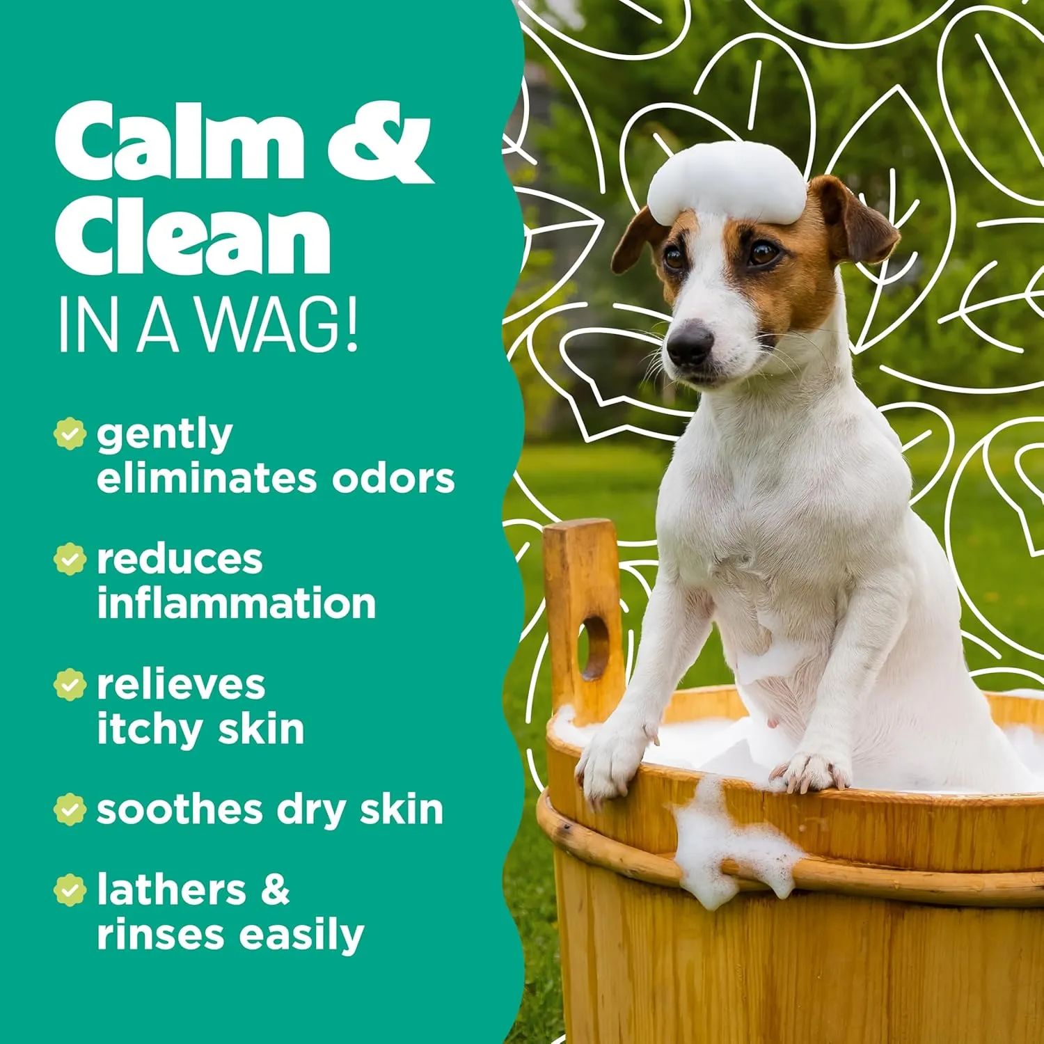 TropiClean Oatmeal Dog Shampoo for Itchy Skin Relief, Professional Dog Shampoo, Soothing Medicated Itch Relief, Puppy Safe, Made in USA, 1 Gallon