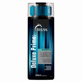 TRUSS Deluxe Prime Deep Cleansing Shampoo - Damaged Hair Repair & Hydrating Shampoo for Hair Shine   Anti Fading Action - Moisturize, Soften & Protect from Chemical Damages (10.14oz)