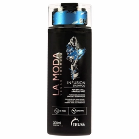 TRUSS La Moda Infusion Shampoo for Dry, Dull, Damaged Hair - 100% Vegan Keratin & Collagen Anti-aging, Color Safe Shampoo Deeply Hydrates, Protects & Restores for Strong, Soft, Shiny Hair