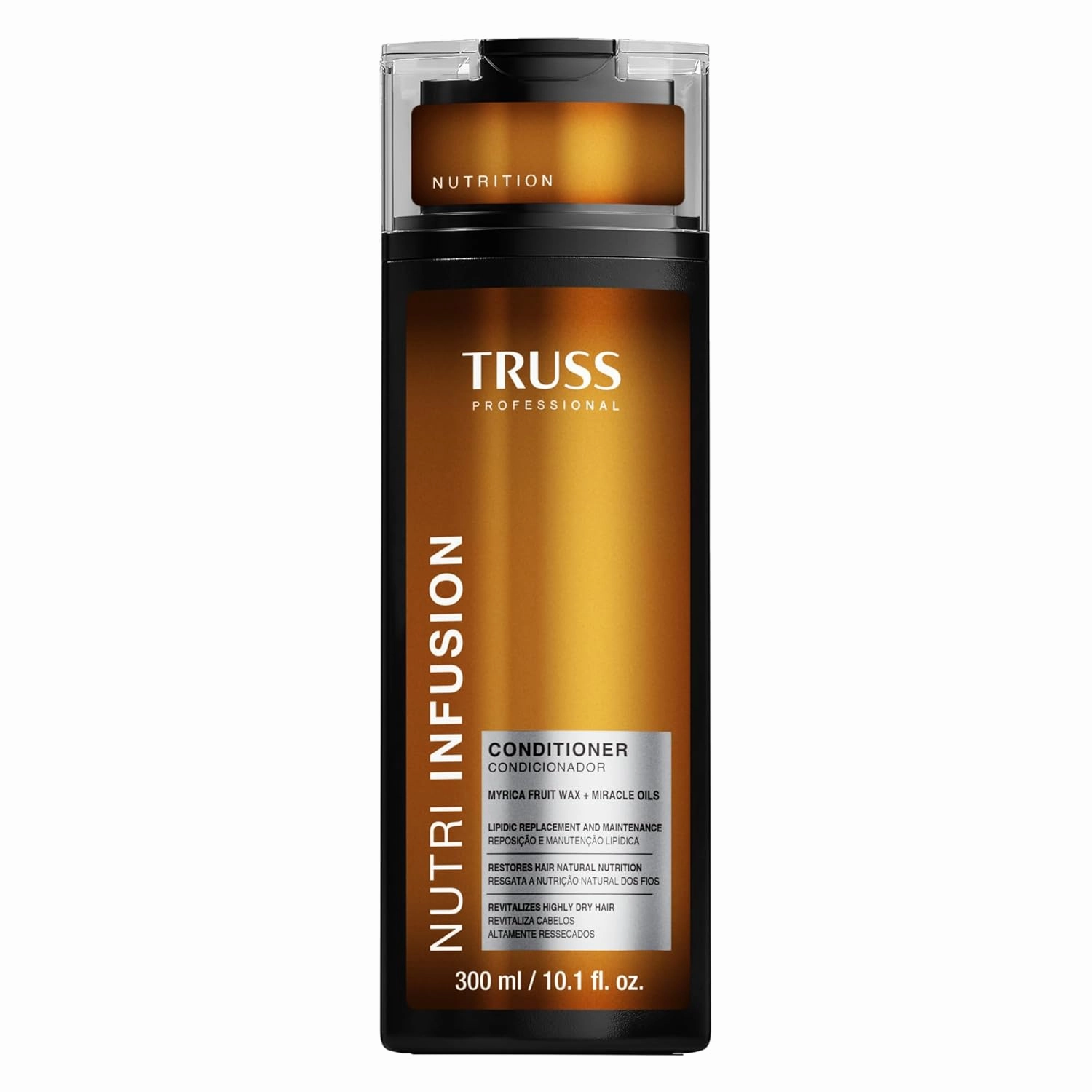 TRUSS Nutri Infusion Hair Conditioner for Damaged Hair - Moisturizing Conditioner to Restore Natural Moisture Balance with Myrica Fruit Wax & Miracle Oils (10.14 fl oz)