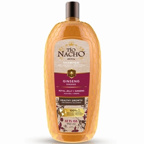 Tío Nacho Ginseng Shampoo with Royal Jelly – Revitalizing Shampoo for Healthy, Strong Hair, Nourishment, and Hair Care, 32 fl oz