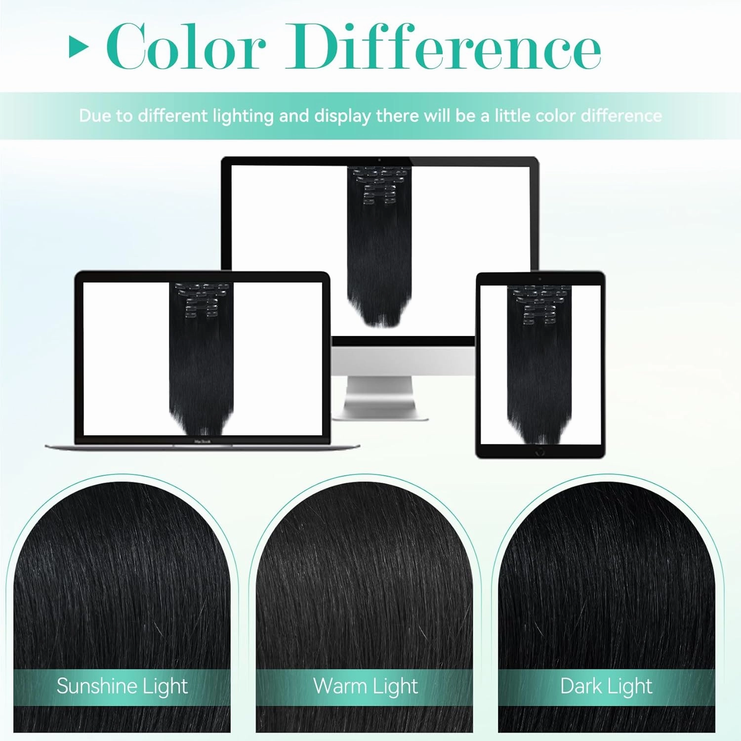 Ukira Black Clip in Hair Extensions Real Human Hair, 12 Inch 100g 7pcs #1 Jet Black Hair Extensions Real Human Hair, Soft Straight Remy Human Hair Clip in Extensions for Women